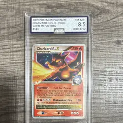 Pokemon Charizard G Lv.X Supreme Victors Holo Ultra Rare AGS 8.5 143/147 2009 - Image 1