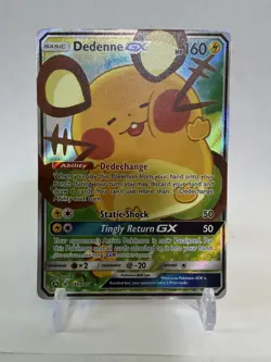 Pokemon Dedenne GX Alternate Full Art 195a/214 Unbroken Bonds Near Mint! - Image 1