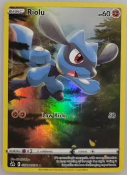 Riolu GG26/GG70 Pokemon Crown Zenith: Galarian Gallery Holo NM (1 of 2) - Image 1