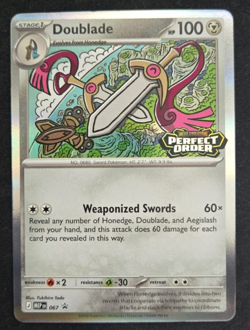 ME03 Perfect Order: Doublade MEP 067 Black Star Promo - Image 1
