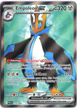 Empoleon ex 114/094 Ultra Rare Phantasmal Flames Pokemon - Image 1