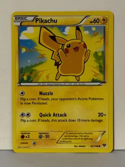 Pikachu 42/146 XY Base Set NM Pokemon Fast Shipping - Image 1