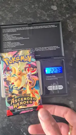 Pokemon TCG Ascended Heroes Heavy 22.73g Sealed Booster Pack - Image 2