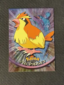 Pidgey 16 Pokemon Topps Series 1 Sunray Holo Foil - Image 1