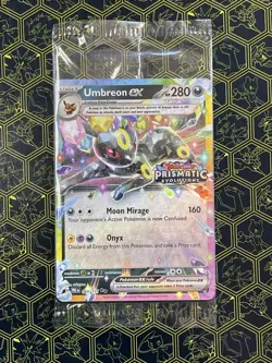 Pokemon TCG Umbreon ex 060/131 Prismatic Evolutions Sealed STAMPED Promo - Image 1