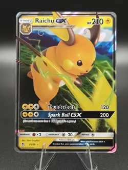 Raichu GX 20/68 Hidden Fates Holo - Pokemon TCG - NM - Image 1