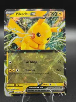 Pikachu ex 028/131 Sv: Prismatic Evolutions Holo - Pokemon TCG - NM/LP - Image 1