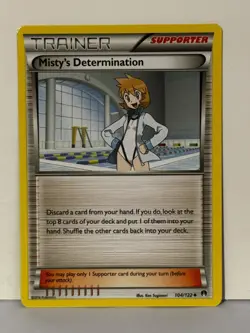 Misty's Determination 104/122 XY - BREAKpoint NM Pokemon Fast Shipping - Image 1