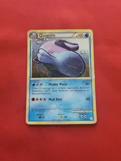 Pokemon: Quagsire Holo #9/123 Heartgold & Soulsilver Holo Rare 2010 - HP - E98 - Image 1