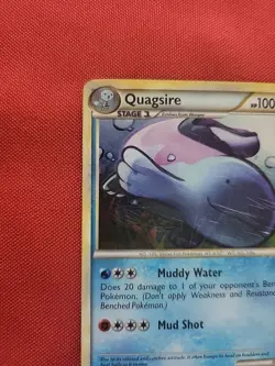 Pokemon: Quagsire Holo #9/123 Heartgold & Soulsilver Holo Rare 2010 - HP - E98 - Image 4