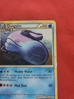 Pokemon: Quagsire Holo #9/123 Heartgold & Soulsilver Holo Rare 2010 - HP - E98 - Image 5