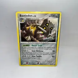 Bastiodon 20/127 Rare Platinum Pokemon Heavily Played - Image 1