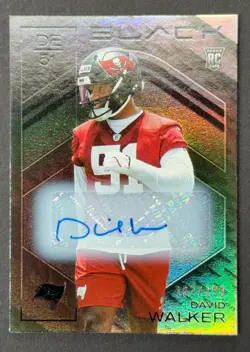 2025 Panini Black David Walker #189 RC Rookie Autographs /199 - Image 1