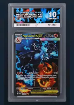 Mega Charizard X ex - 125/094 - ACE 10 - Perfect Sub Grades - Image 3