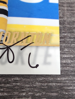 1997-98 Pinnacle Be A Player Autographs Joe Thornton #232 On Card Auto Bruins - Image 5
