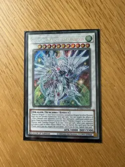 YuGiOh! Shooting Majestic Star Dragon DAMA-EN039 Secret Rare - Image 1