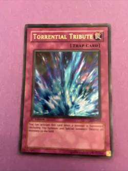 Torrential Tribute LON-025 1st Edition Yu-Gi-Oh! Holo Trap Card NM - Image 2