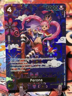 PERONA - One Piece OP06-093 - SP Special Super Rare SR - The Azure Sea's Seven - Image 1