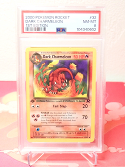 2000 Pokemon Team Rocket: Dark Charmeleon [1st Edition] #32 PSA 8 NM-MT - Image 3