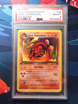 2000 Pokemon Team Rocket: Dark Charmeleon [1st Edition] #32 PSA 8 NM-MT - Image 5
