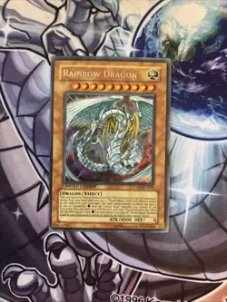(SRH) Yugioh Rainbow Dragon CT04-EN005 Secret Rare Limited Edition VLP - Image 1