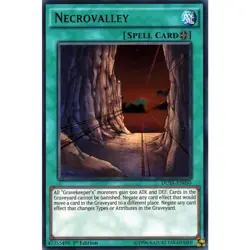 DUSA-EN050 Necrovalley Ultra Rare 1st Edition YuGiOh Card - Image 1