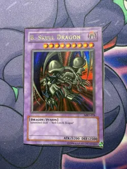Yugioh! B. Skull Dragon MRD-018 Ultra Rare Unlimited *Damaged* - Image 1