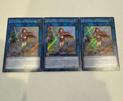 yugioh lib the world key blademaster secret rare 3x blmm-en159 blmm - Image 1