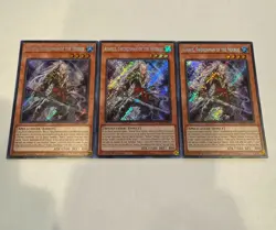 yugioh avance, swordsman of the nekroz secret rare 3x blmm-en024 blmm - Image 1