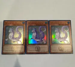 yugioh dragonmaid nudyarl emblazoned ultra rare 3x blmm-en057 blmm - Image 1