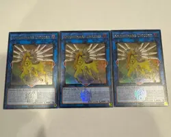 yugioh knightmare unicorn emblazoned ultra rare 3x blmm-en092 blmm - Image 1