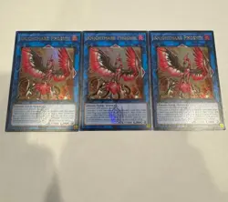 yugioh knightmare phoenix emblazoned ultra rare 3x blmm-en091 blmm - Image 1