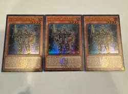 yugioh girsu, the orcust mekk-knight emblazoned ultra rare 3x blmm-en088 blmm - Image 1