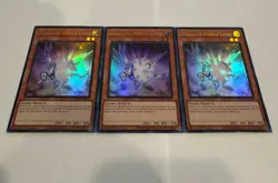 yugioh herald of purple light ultra rare 3x blmm-en101 blmm - Image 1