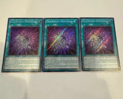 yugioh gem-knight dispersion secret rare 3x blmm-en023 blmm - Image 1