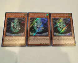 yugioh lightning, dragon ruler of drafts secret rare 3x blmm-en124 blmm - Image 1