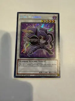 yugioh junk warrior secret rare chibi blmm-en009 blmm - Image 1