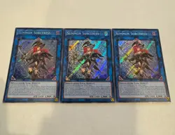 yugioh summon sorceress secret rare 3x blmm-en157 blmm - Image 1
