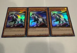 yugioh heraldic beast unicorn ultra rare 3x blmm-en116 blmm - Image 1