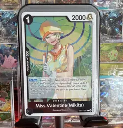 Bandai One Piece Miss.Valentine (Mikita) OP14-087 Character Card English 2024 - Image 1