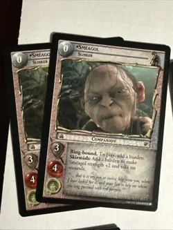 Lord of the Rings TCG 18 Card Lot Smeagol Gollum - Image 2