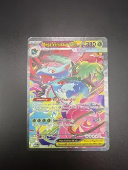 Mega Venusaur EX 177/132 Full Art Holo Pokemon Card NM Secret Rare - Image 1