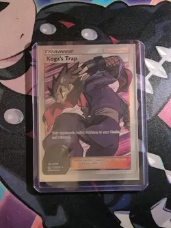 Koga's Trap 211/214 Unbroken Bonds Full Art Trainer Card NM Condition - Image 1