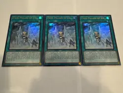 yugioh twin pillars of ice ultra rare 3x blmm-en032 blmm - Image 1