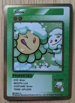 Snow Card Takashi Murakami 108 Flowers English Version - Image 1