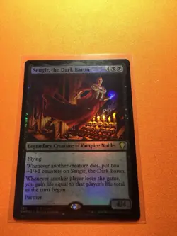 MTG Magic The Gathering Sengir, The Dark Baron LP Foil Promo Black Vampire - Image 1