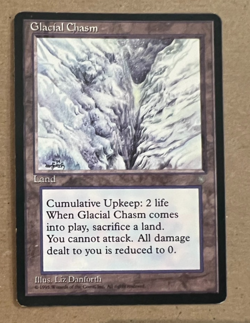 Glacial Chasm - Ice Age - MTG - Magic the Gathering - Image 2