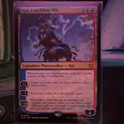 Magic The Gathering Ral Crackling Wit Blue Red Planeswalker BLB 0230 Rudy Siswa… - Image 1