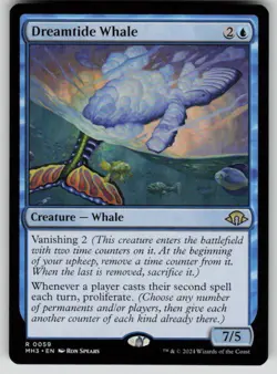 Dreamtide Whale Rare Modern Horizons 3 59 MTG Near Mint 2024 - Image 1