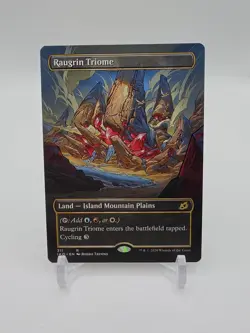 Raugrin Triome (Showcase) - Ikoria: Lair of Behemoths - Rare - NM - Image 1
